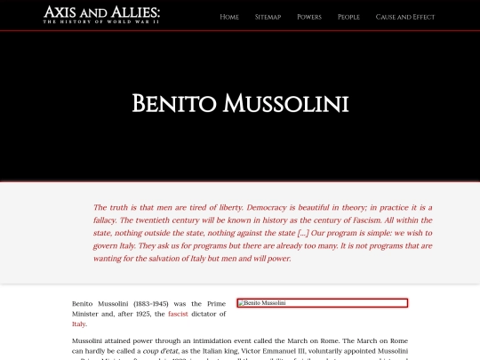 mussolini screenshot