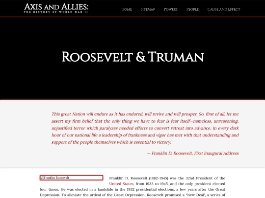 rooseveltandtruman screenshot