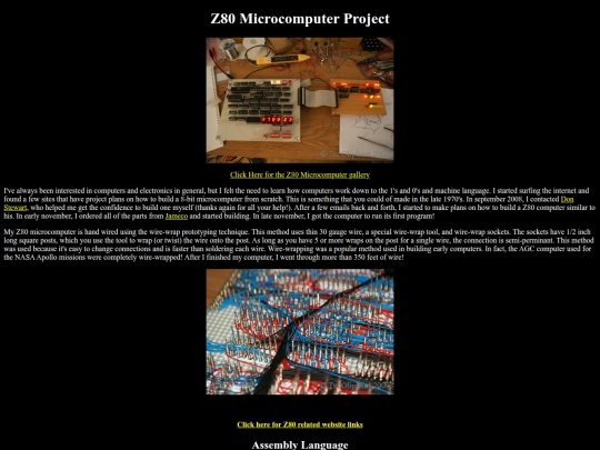 Z80 Microcomputer/z80micro screenshot