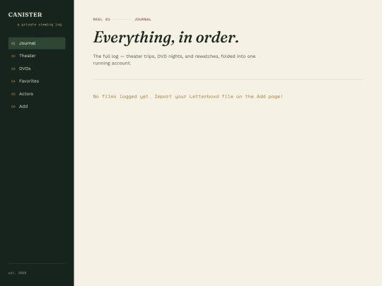 index screenshot
