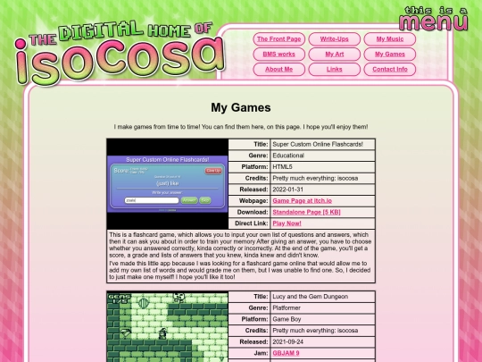 games screenshot