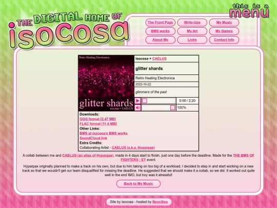 music_glittershards screenshot