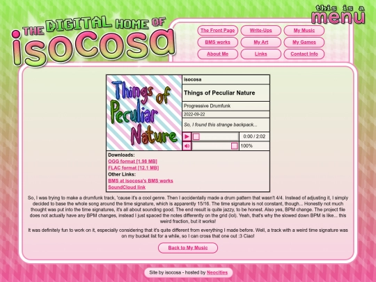 music_thingsofpeculiarnature screenshot