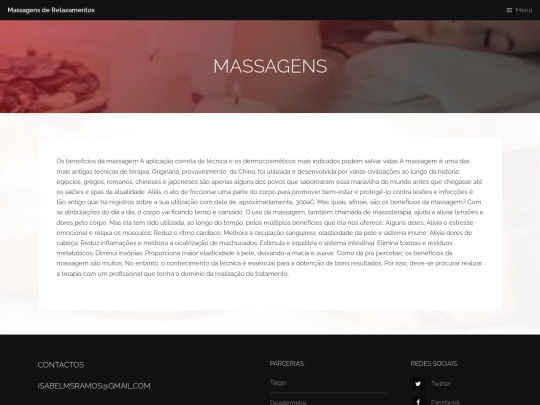 Massagens screenshot