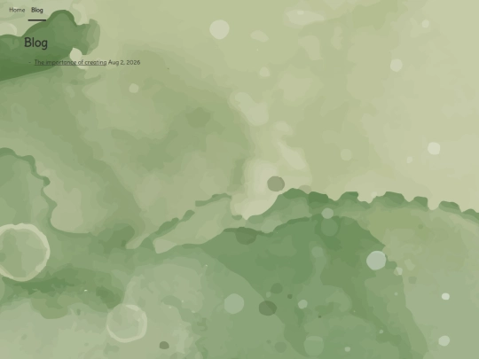 blog screenshot