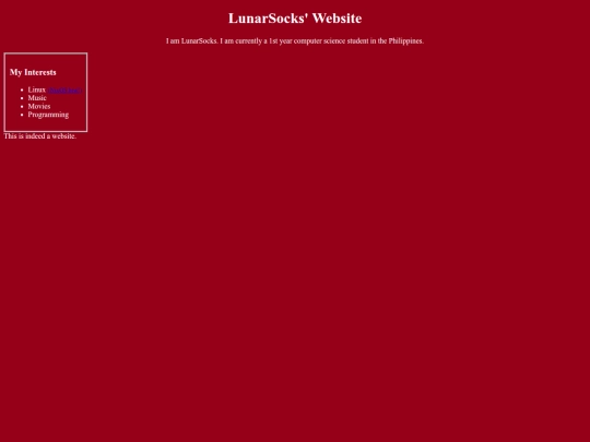 index screenshot
