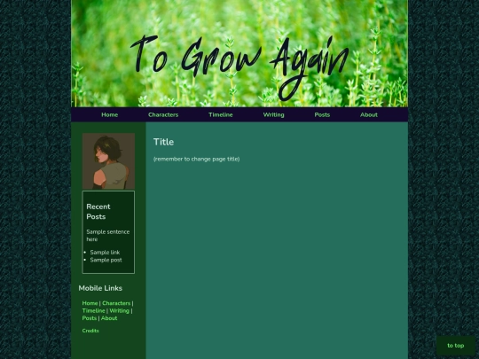 templates/template screenshot