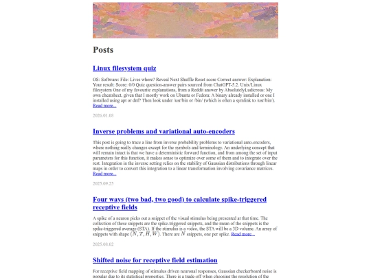 post/page/1 screenshot