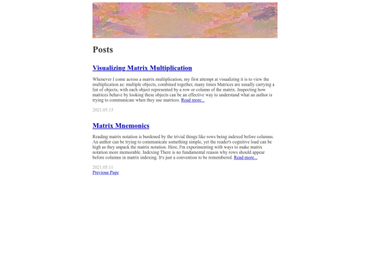 post/page/2 screenshot