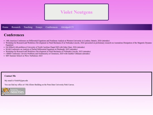 conferences screenshot