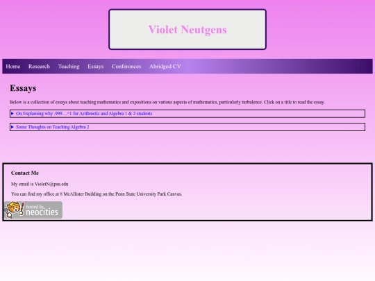 essays screenshot