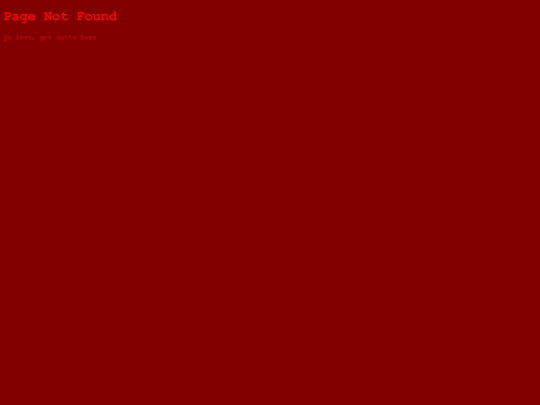not_found screenshot