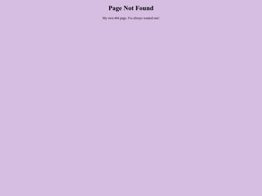 not_found screenshot