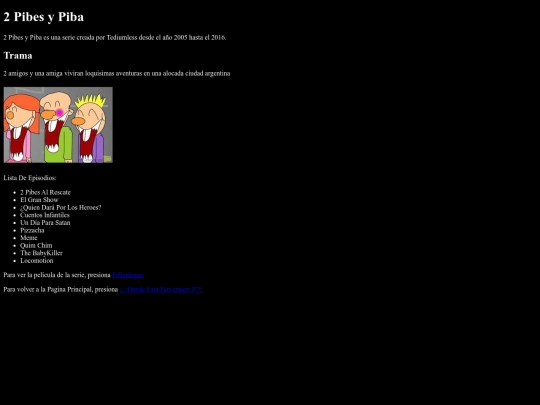 2PibesYPibaParcialmentePerdido screenshot
