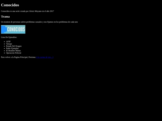 Conocidos screenshot