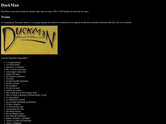 DuckMan screenshot