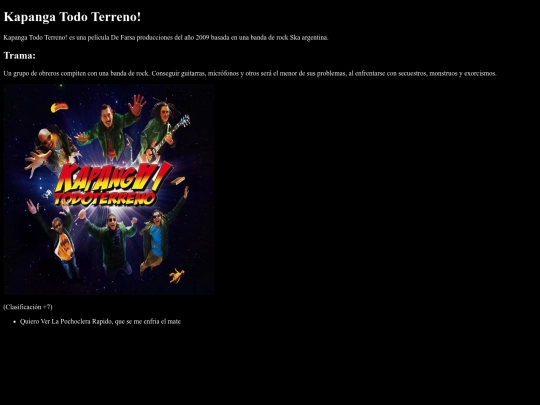 KapangaTodoTerreno screenshot