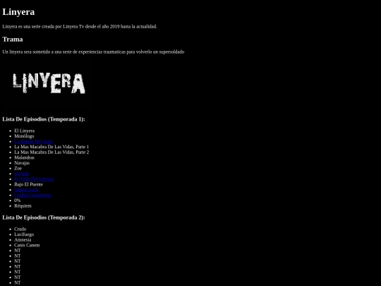 Linyera screenshot