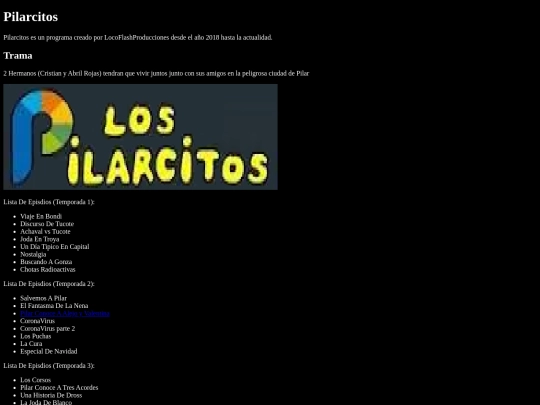 LosPilarcitos screenshot