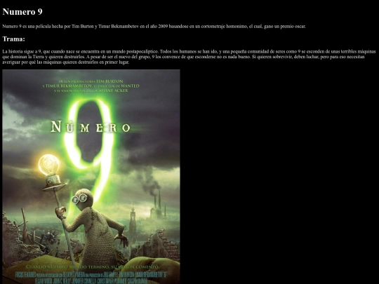 Numero9 screenshot