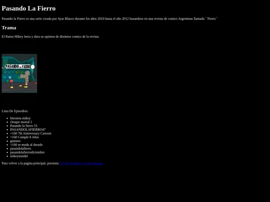 PasandolaFierro screenshot