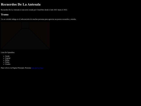 RecuerdosDeLaAntesala screenshot