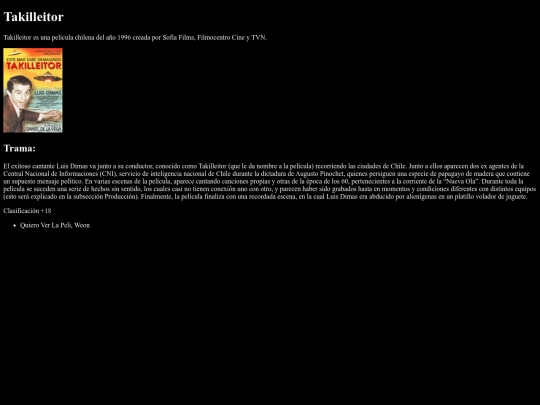 Takilleitor screenshot
