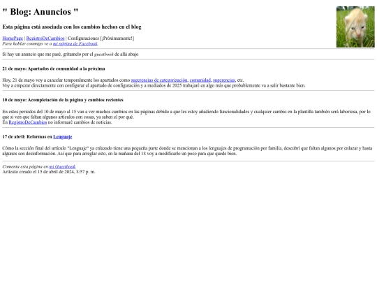 blog/Anuncios screenshot