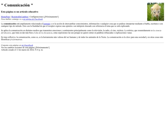 edu/Comunicacion screenshot