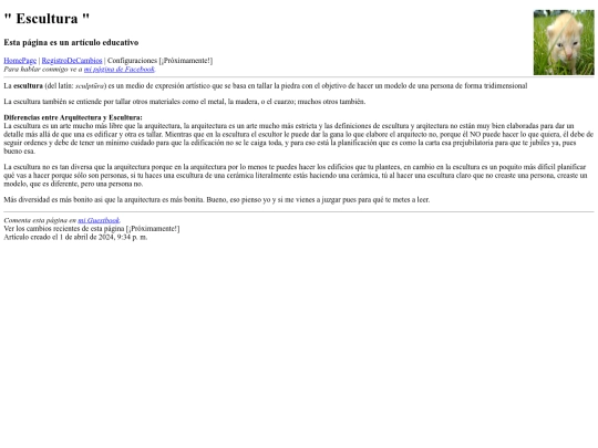 edu/Escultura screenshot