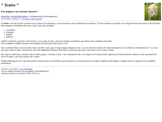 edu/Teatro screenshot