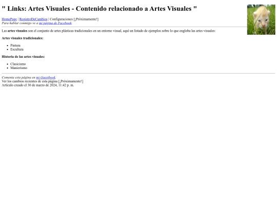 links/Artes-visuales screenshot