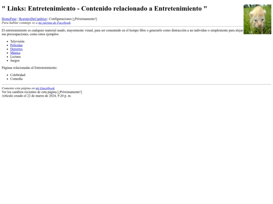 links/Entretenimiento screenshot