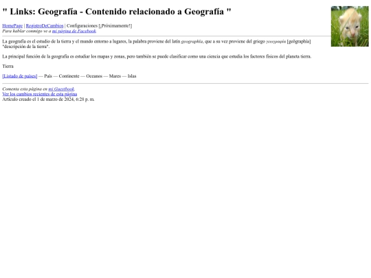 links/Geografia screenshot