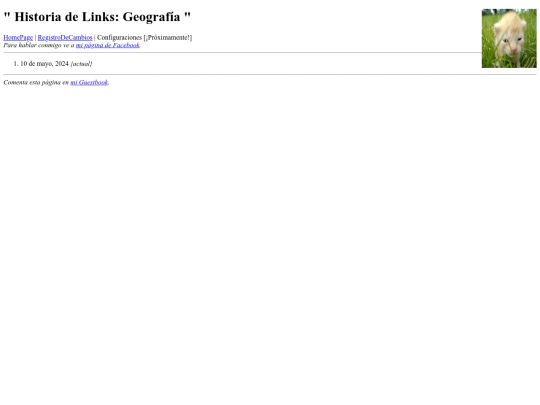 links/Geografia/CambiosRecientes screenshot