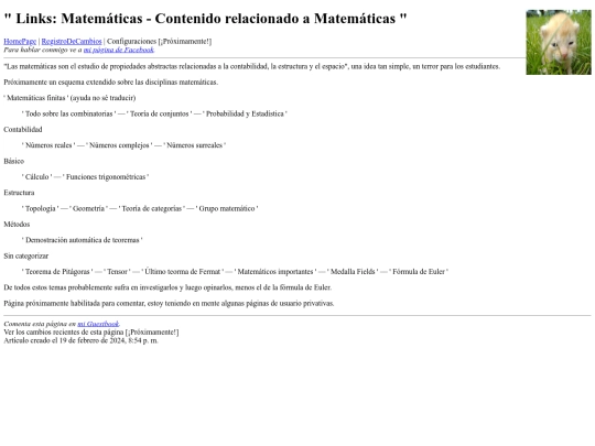 links/Matematicas screenshot