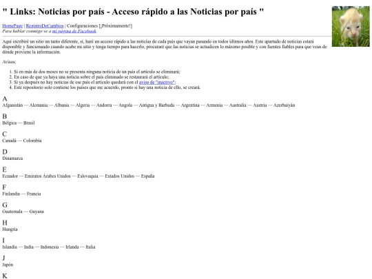links/Noticias-por-pais screenshot