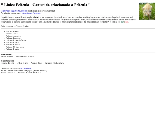 links/Pelicula screenshot