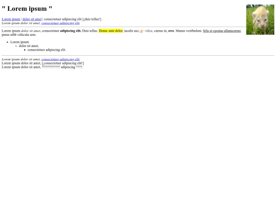lorem-ipsum screenshot