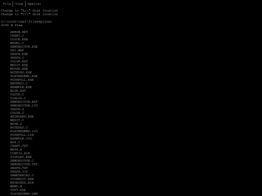 test/fileexplorer screenshot