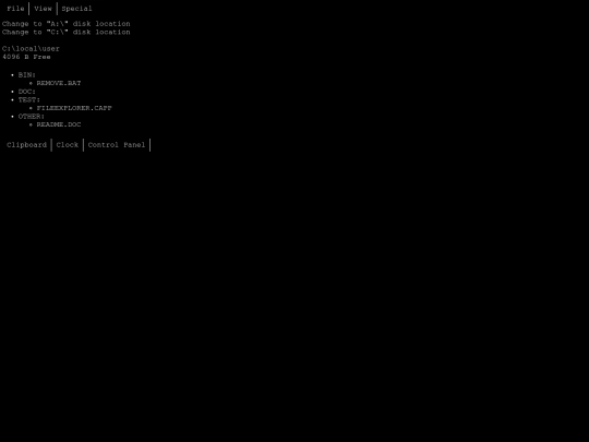 test/self_fileexplorer=clocaluser screenshot