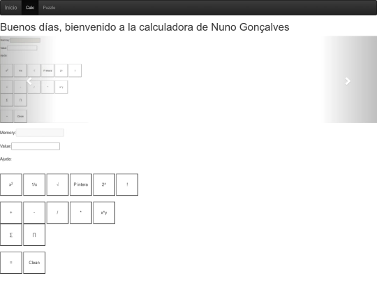 calculadora screenshot