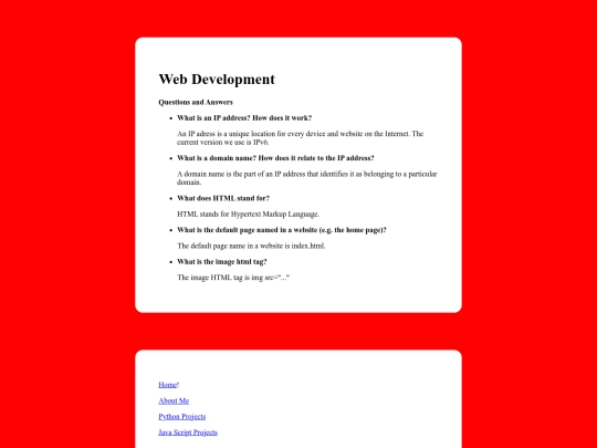webdevelopment screenshot