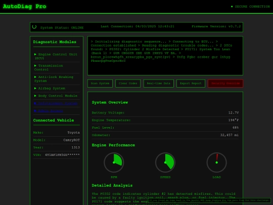 diagnostic_tools screenshot