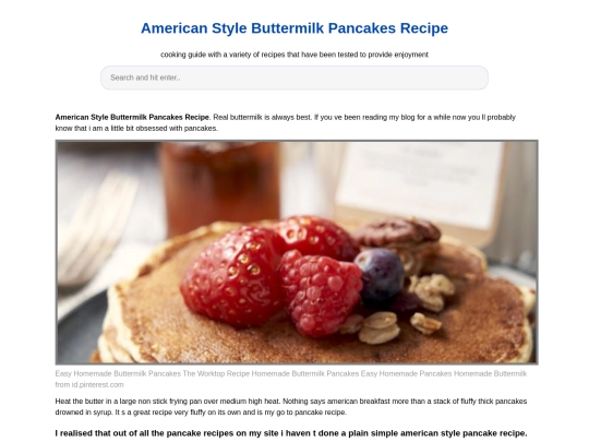 american-style-buttermilk-pancakes-recipe screenshot
