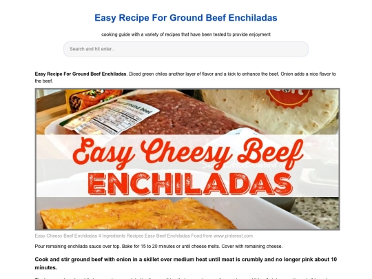 easy-recipe-for-ground-beef-enchiladas screenshot