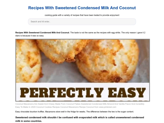 recipes-with-sweetened-condensed-milk-and-coconut screenshot