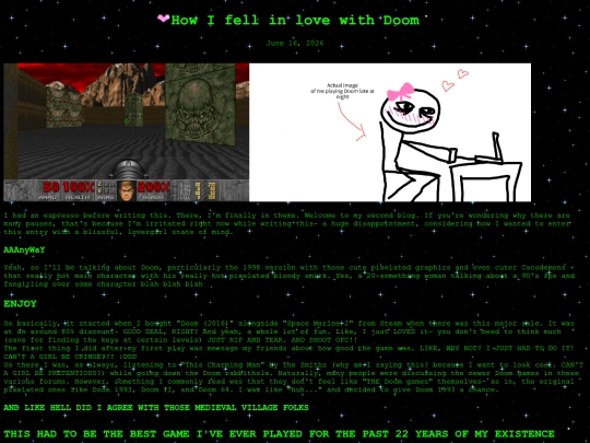 How I fell in love with Doom screenshot
