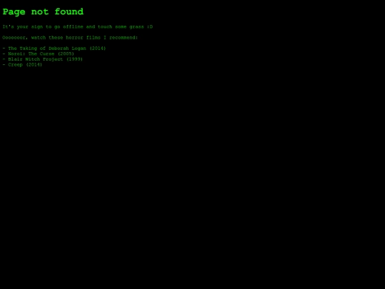 not_found screenshot