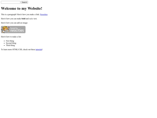 test screenshot